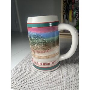 Miller High Life "To The Best Holiday Tradition" Ceramic Beer‎ Mug Stein